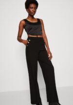 Z62T618 Women Anna Field Trousers Black - Image 4