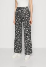 Z62T624 Women Anna Field Trousers Black/White
