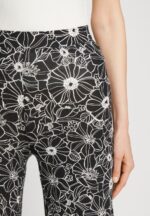 Z62T624 Women Anna Field Trousers Black/White - Image 4