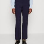 Z62T626 Women Anna Field Trousers Dark Blue