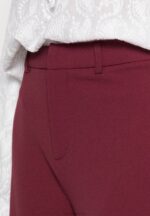 Z62T628 Women Anna Field Trousers Dark Red - Image 5