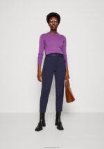 Z62T629 Women Anna Field Trousers Dark Blue - Image 2