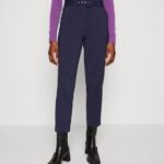 Z62T629 Women Anna Field Trousers Dark Blue