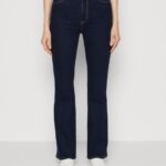 Z62T666 Women Anna Field Flared Jeans Dark Blue
