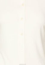 Z62T672 Women Anna Field Button-Down Blouse Off-White - Image 5