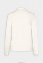 Z62T672 Women Anna Field Button-Down Blouse Off-White - Image 6