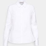 Z62T675 Women Anna Field Button-Down Blouse White