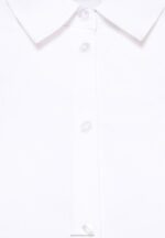 Z62T675 Women Anna Field Button-Down Blouse White - Image 3