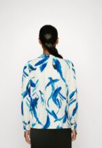 Z62T679 Women Anna Field Button-Down Blouse White, Blue - Image 3