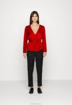 Z62T682 Women Anna Field Blouse Red - Image 2