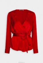 Z62T682 Women Anna Field Blouse Red - Image 4