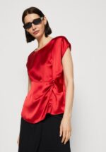 Z62T683 Women Anna Field Blouse Red - Image 4