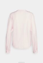 Z62T684 Women Anna Field Blouse With Frontal Volant Blouse Pink - Image 2
