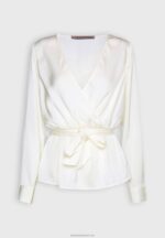 Z62T685 Women Anna Field Blouse Off-White - Image 4