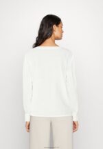 Z62T686 Women Anna Field Blouse Off-White - Image 3
