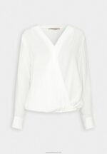 Z62T686 Women Anna Field Blouse Off-White - Image 4