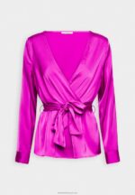 Z62T694 Women Anna Field Blouse Purple - Image 4
