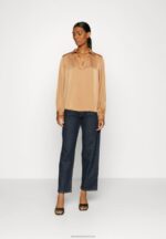 Z62T695 Women Anna Field Blouse Brown - Image 2