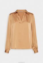 Z62T695 Women Anna Field Blouse Brown - Image 4