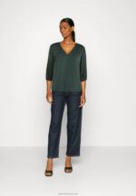 Z62T696 Women Anna Field Blouse Dark Green - Image 2