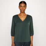Z62T696 Women Anna Field Blouse Dark Green