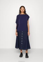 Z62T699 Women Anna Field Blouse Dark Blue - Image 2