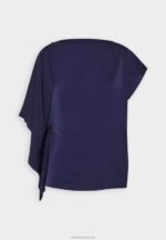 Z62T699 Women Anna Field Blouse Dark Blue - Image 4