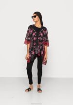 Z62T709 Women Anna Field Summer Jacket Black/Blue/Red - Image 2