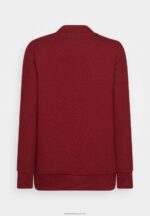 Z62T735 Women Anna Field Zip-Up Sweatshirt Bordeaux - Image 2