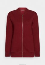 Z62T735 Women Anna Field Zip-Up Sweatshirt Bordeaux