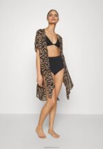 Z62T745 Women Anna Field Beach Accessory Black/Tan - Image 2