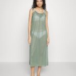 Z62T752 Women Anna Field Simple Strap Beach Dress Beach Accessory Khaki