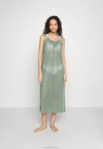 Z62T752 Women Anna Field Simple Strap Beach Dress Beach Accessory Khaki