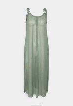 Z62T752 Women Anna Field Simple Strap Beach Dress Beach Accessory Khaki - Image 5