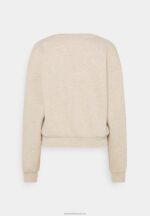 Z62T756 Women Anna Field Sweatshirt Mottled Beige - Image 2