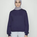 Z62T757 Women Anna Field Sweatshirt Dark Blue