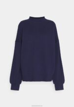 Z62T757 Women Anna Field Sweatshirt Dark Blue - Image 5