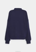 Z62T757 Women Anna Field Sweatshirt Dark Blue - Image 7