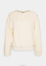 Z62T758 Women Anna Field Sweatshirt Beige - Image 12
