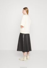 Z62T758 Women Anna Field Sweatshirt Beige - Image 7