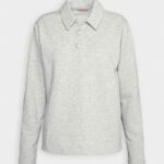 Z62T762 Women Anna Field Sweatshirt Mottled Light Grey