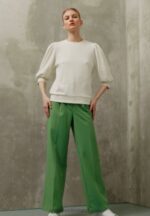 Z62T766 Women Anna Field Sweatshirt Off White - Image 2