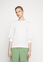 Z62T766 Women Anna Field Sweatshirt Off White - Image 4