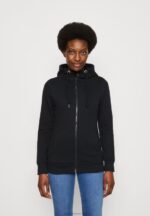 Z62T770 Women Anna Field Zip-Up Sweatshirt Black