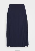 Z62T774 Women Anna Field Plisse A-Line Mini Skirt A-Line Skirt Maritime Blue - Image 5