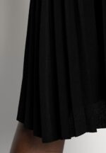 Z62T776 Women Anna Field Plisse A-Line Mini Skirt A-Line Skirt Black - Image 5