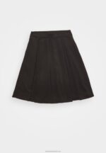 Z62T779 Women Anna Field Pleated Skirt Black - Image 10