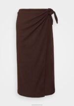 Z62T781 Women Anna Field A-Line Skirt Brown - Image 7