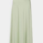 Z62T785 Women Anna Field A-Line Skirt Light Green
