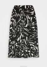 Z62T788 Women Anna Field A-Line Skirt Black/White - Image 5